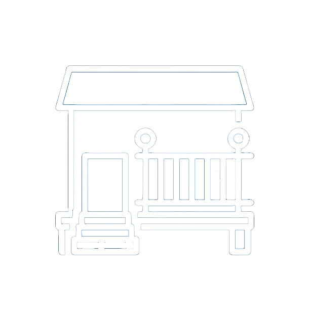 Porch Illustration, white